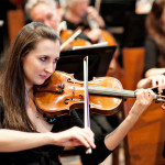 Concertmaster Rebecca Corruccini