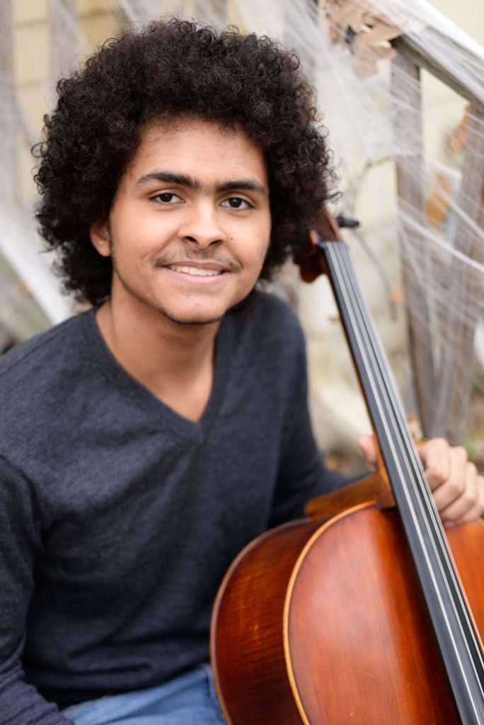 Nygel Witherspoon with his cello